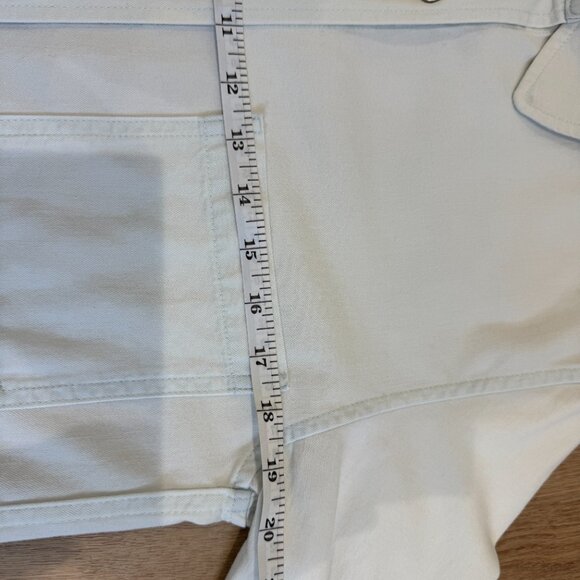 VINCE Twill Snap-Front pale blue denim Overshirt TOP size XS - Picture 11 of 13